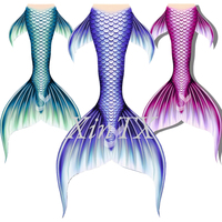 Original Design Adult Woman Mermaid Tail Can Fit Fins Sexy Bikini Freediving Oceanarium Terylene HD Comfortable Fabrics