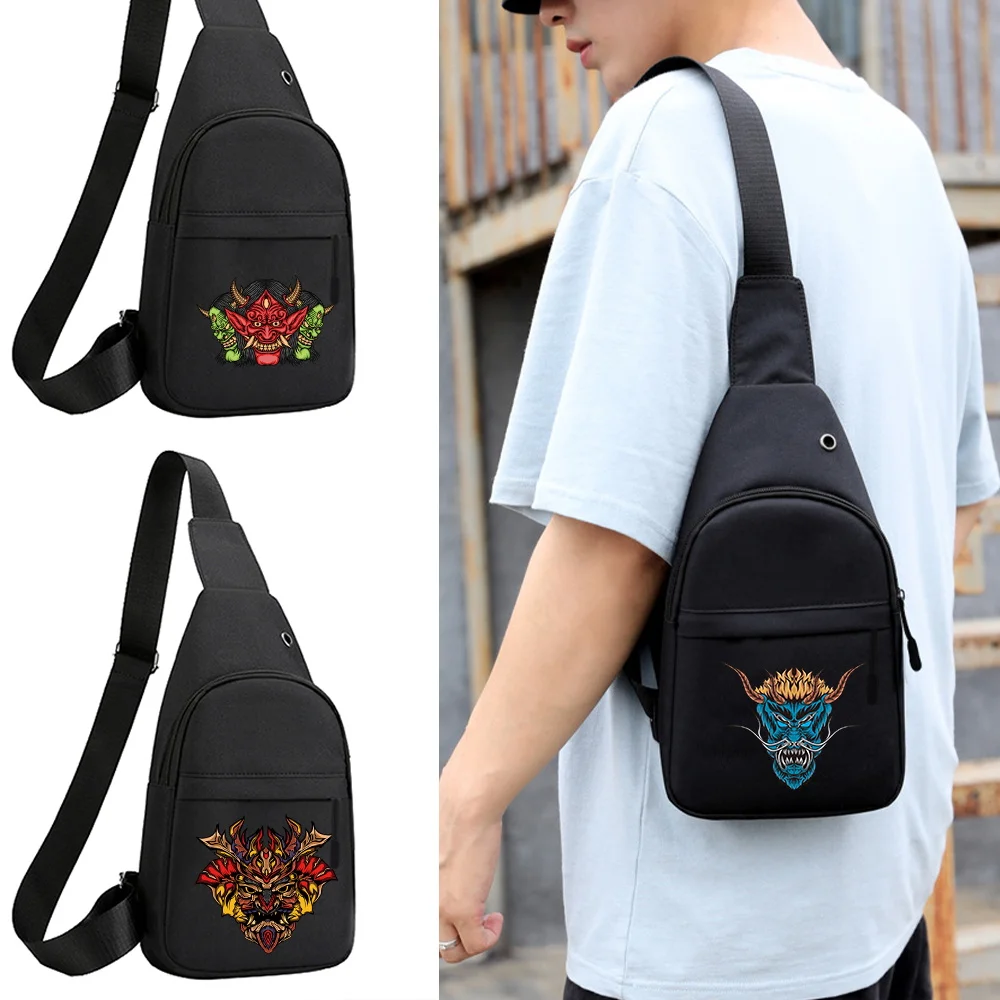 

Chest Bag Men's Crossbody Bag for Large Capacity Men Satchel New Handbag Purse 2025 Trend Chest Packs Monster Series