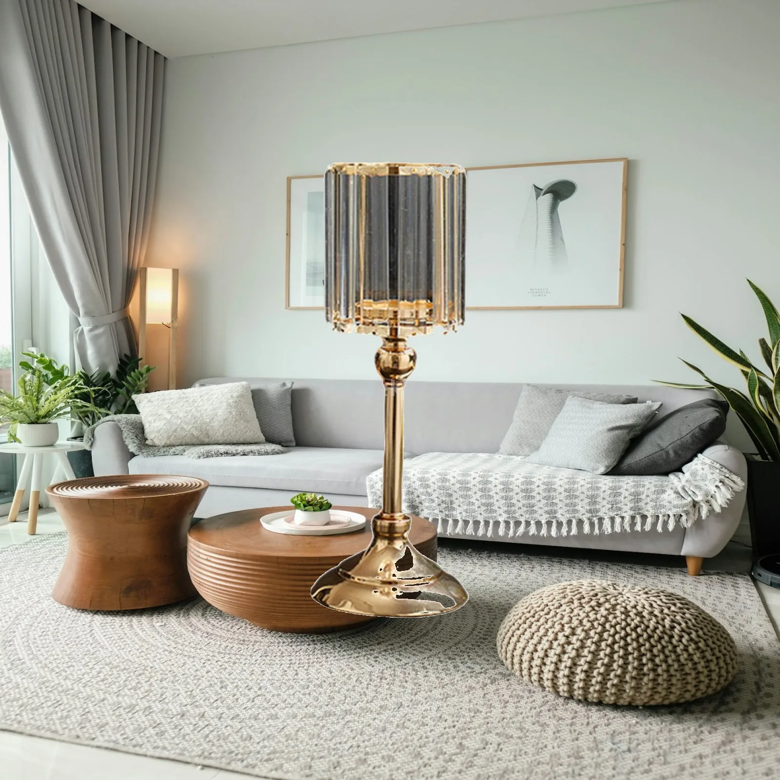 Candle Stand Metal Candlestick Candle Holder Centerpiece Office Living Room
