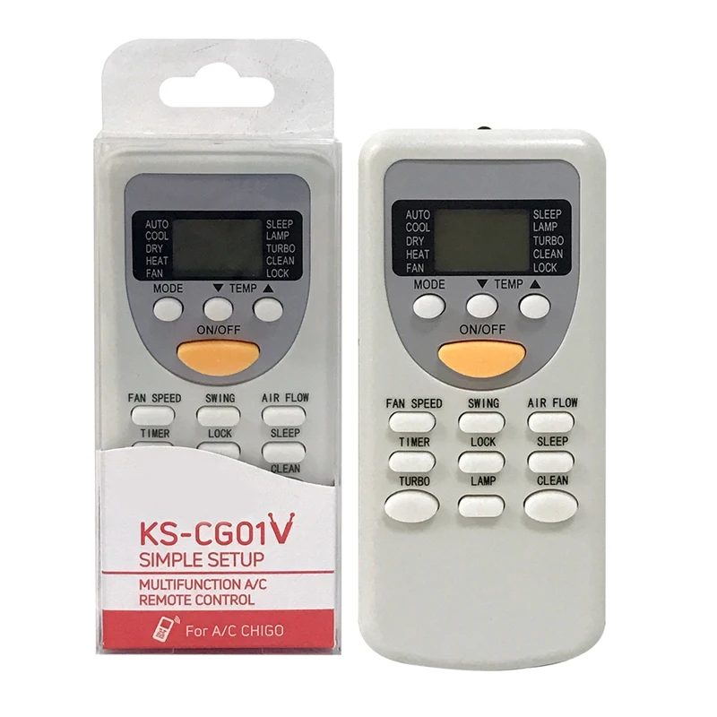 KS-CG01V Air Conditioner Remote Control For Chigo Air Conditioner Multiple Models In 1