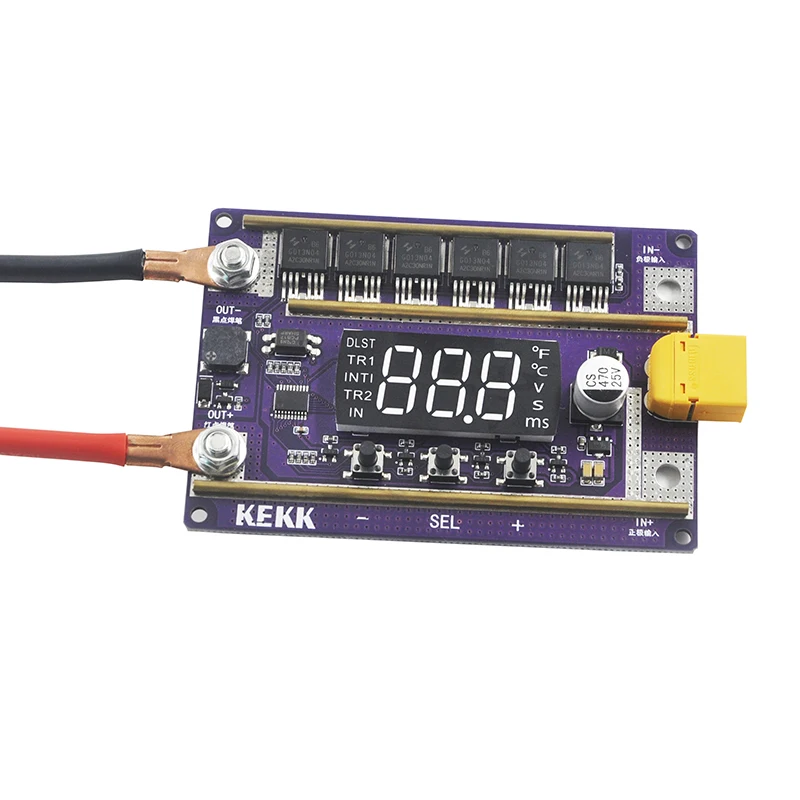 Imagem -06 - Ponto Welding Máquina Pcb Circuit Board Equipamento Faça Você Mesmo Portátil 12v Lipo Battery Supply Eletricidade Soldador Acessório