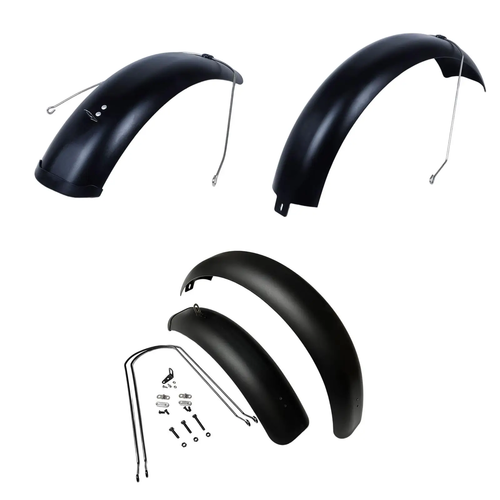 Bike Mudguard Sturdy Bike Fender for 20inchx5.0inch Wide Mountain Bikes