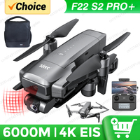 SJRC F22 S2 PRO Plus Professional Drone with 4K EIS Camera 6KM FPV Obstacle Avoidance GPS Quadcopter 5G Wifi RC Dron F22S2PRO+