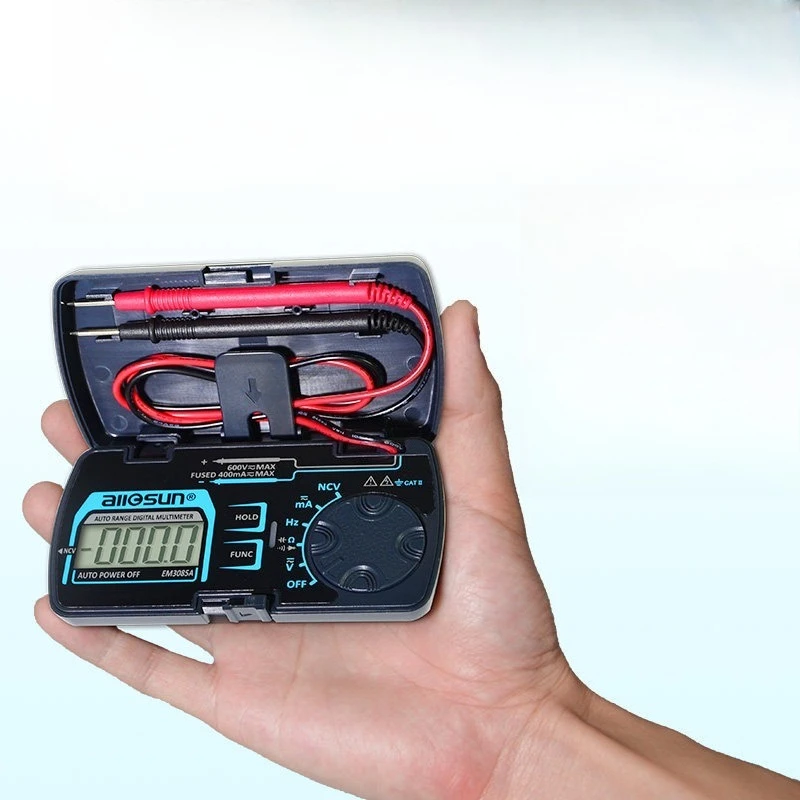 

EM3085A Anti-Burn Small Digital Multimeter Portable Universal Smart Mini Meter for Electrical Measurement