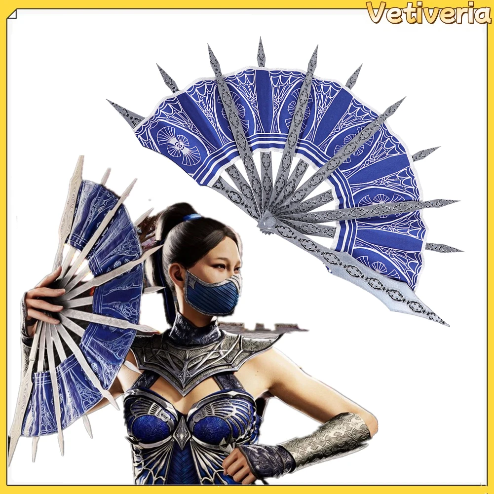 

Игра Mortal реквизит для косплея Kombat Kitana складной Fantasia Fans Kano Mileena короткий меч Хэллоуин карнавальный костюм аксессуары