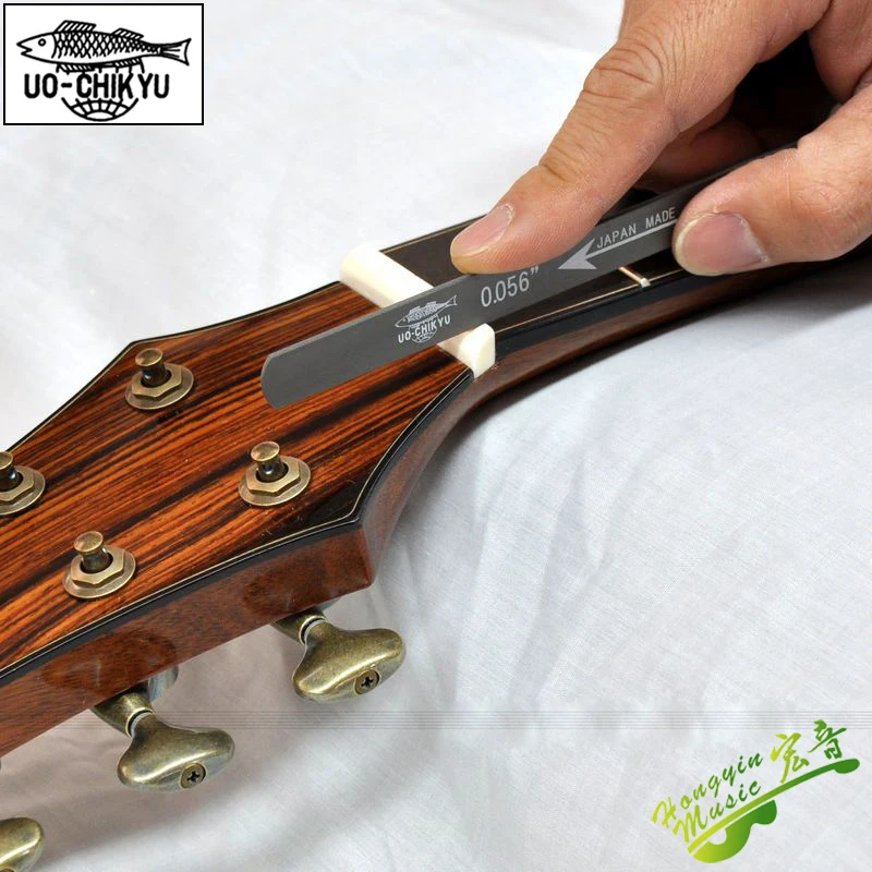 

1 pcs Imported from Japan uo-chikyu fish and earth printing precision file, harp pillow, notch file for polishing the top