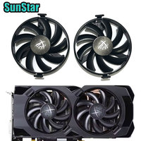 NEW XFX RX 470 RX 580 FDC10U12S9-C 0.45A Video Cooling Fan For XFX AMD Radeon RX 480 470 570 580 470D RS Black Wolf GPU Cooler