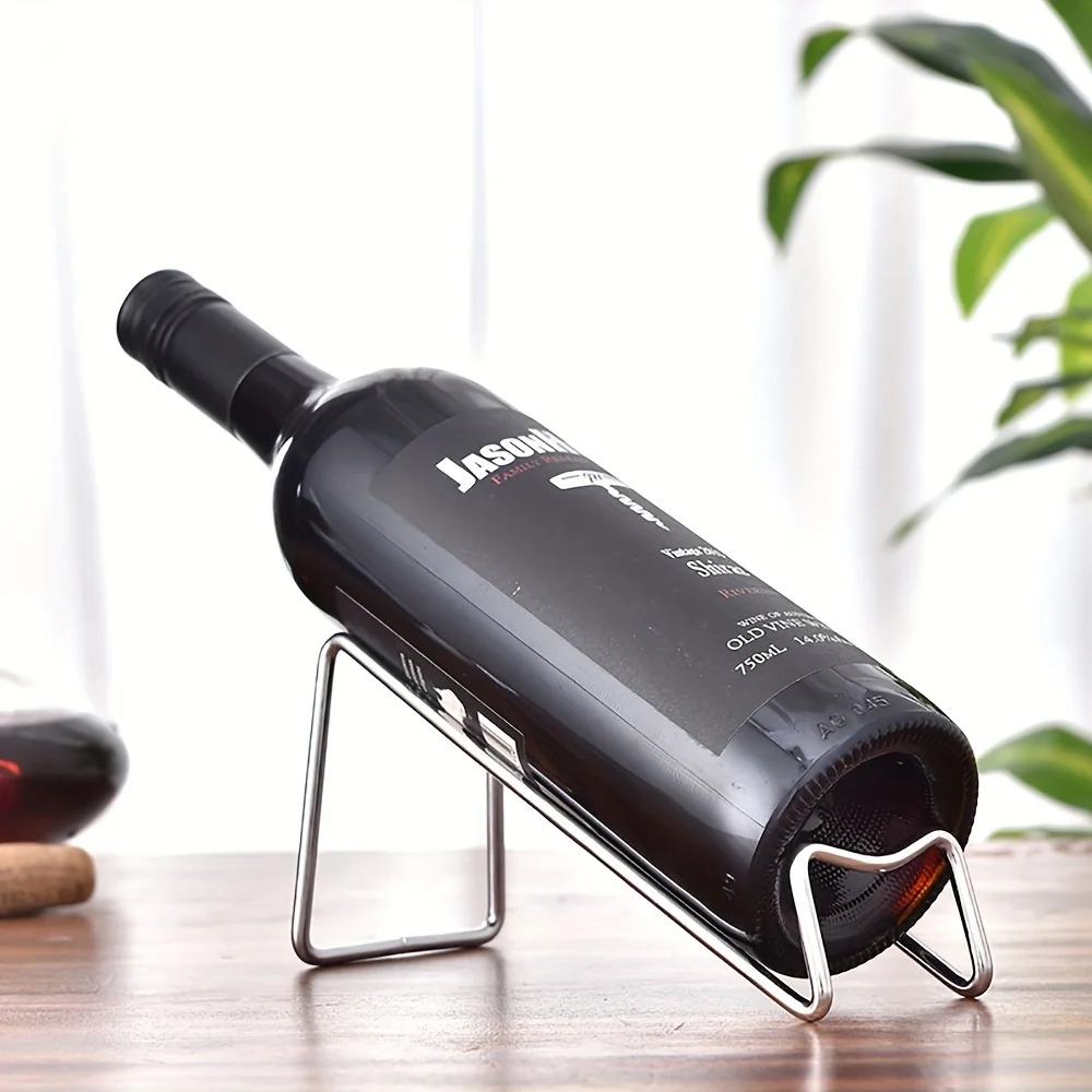 New Simple Wrought Iron Wine Rack Home Wine Cabinet Dining Room Bar Display Stand Wine Rack Kitchen Storage Storage Rack