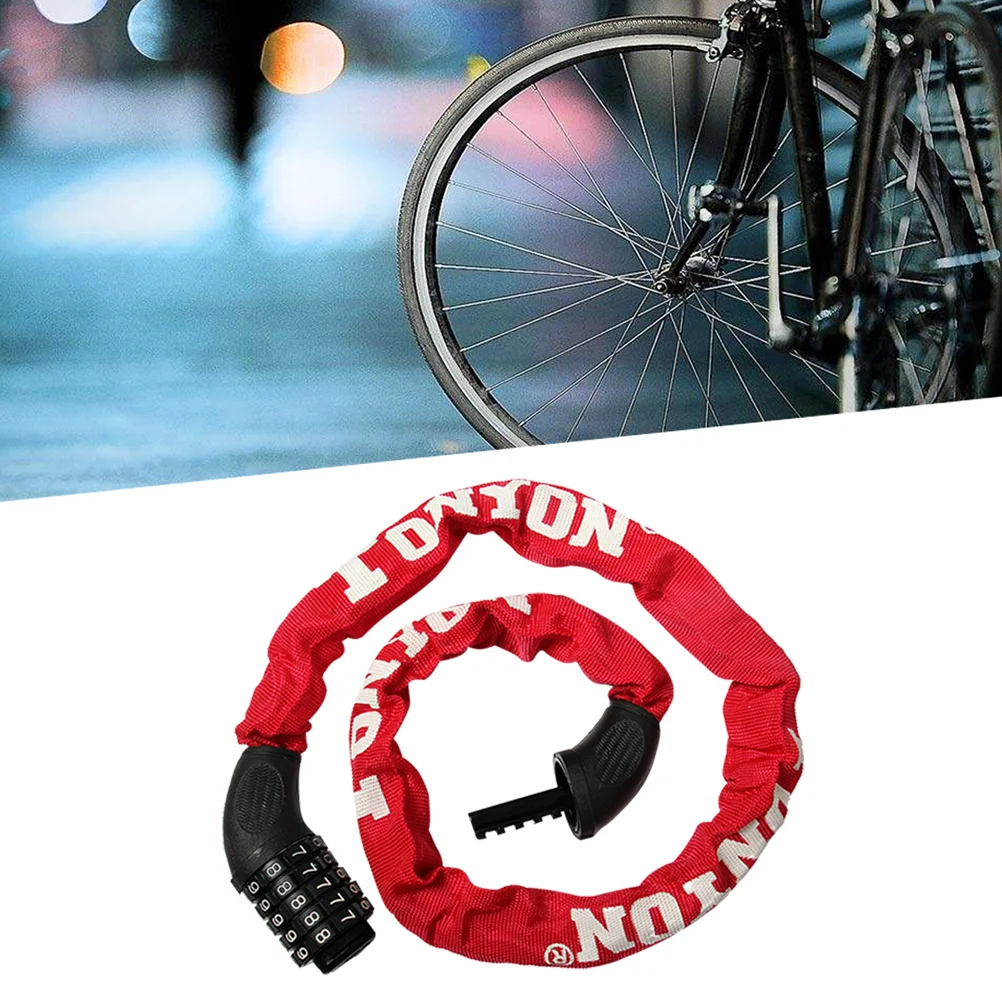 

Anti-theft Bike Lock Bicycle Combination Chain Scooter Heavy Duty High Security