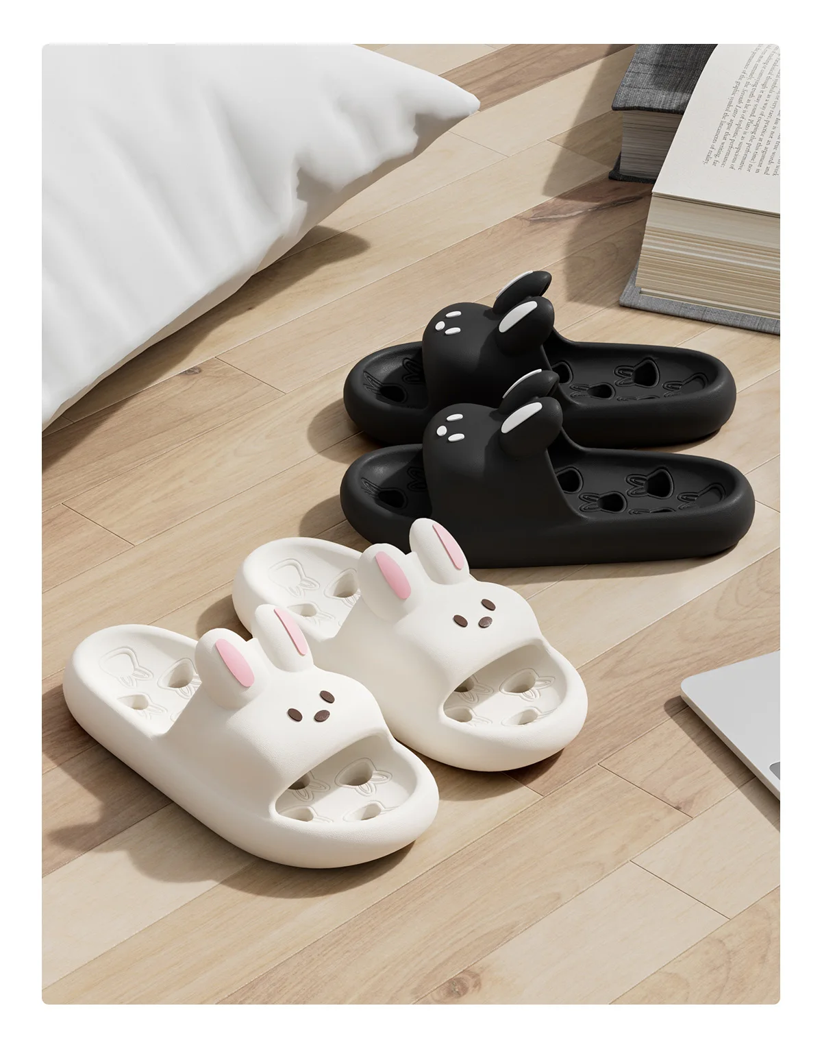 Cartoon Frauen Badezimmer Hausschuhe Nette Non-Slip Undichte Sandalen Mode Dicken Boden Rutschen Hause Männer Schnell Trocknend Flip-Flops – Detail 4