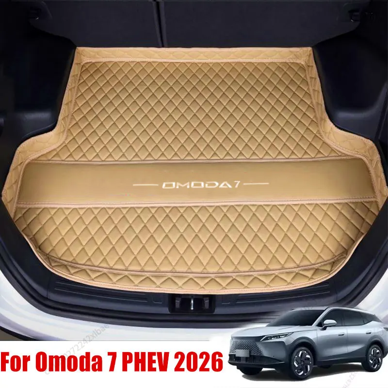 Tapetes Personalizados para Porta-Malas de Carro Omoda 7 shs c7 phev 2026 - Acessórios Automotivos, Capas Protetoras Impermeáveis para o Traseiro do Veículo