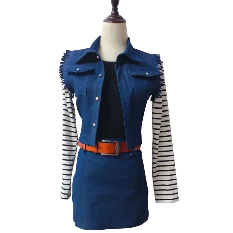 

lili 123Anime Android 18 Cosplay Costume Women Clothing