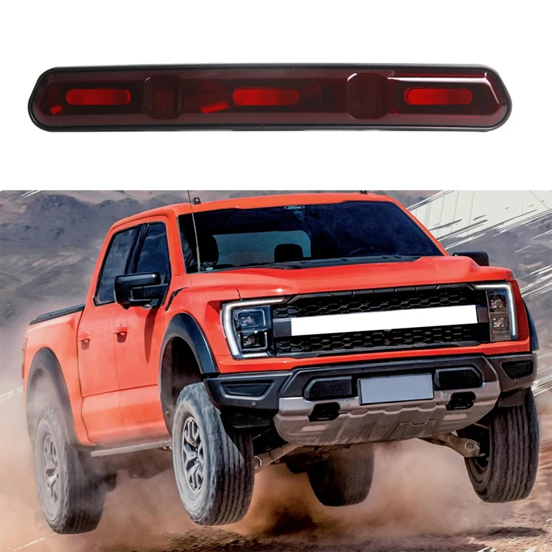 Car LED High Mount Brake Light Rear Tailgate Brake Warning Light Brake Lamp Accessories For Ford BRONCO F150 2021 2022 2023