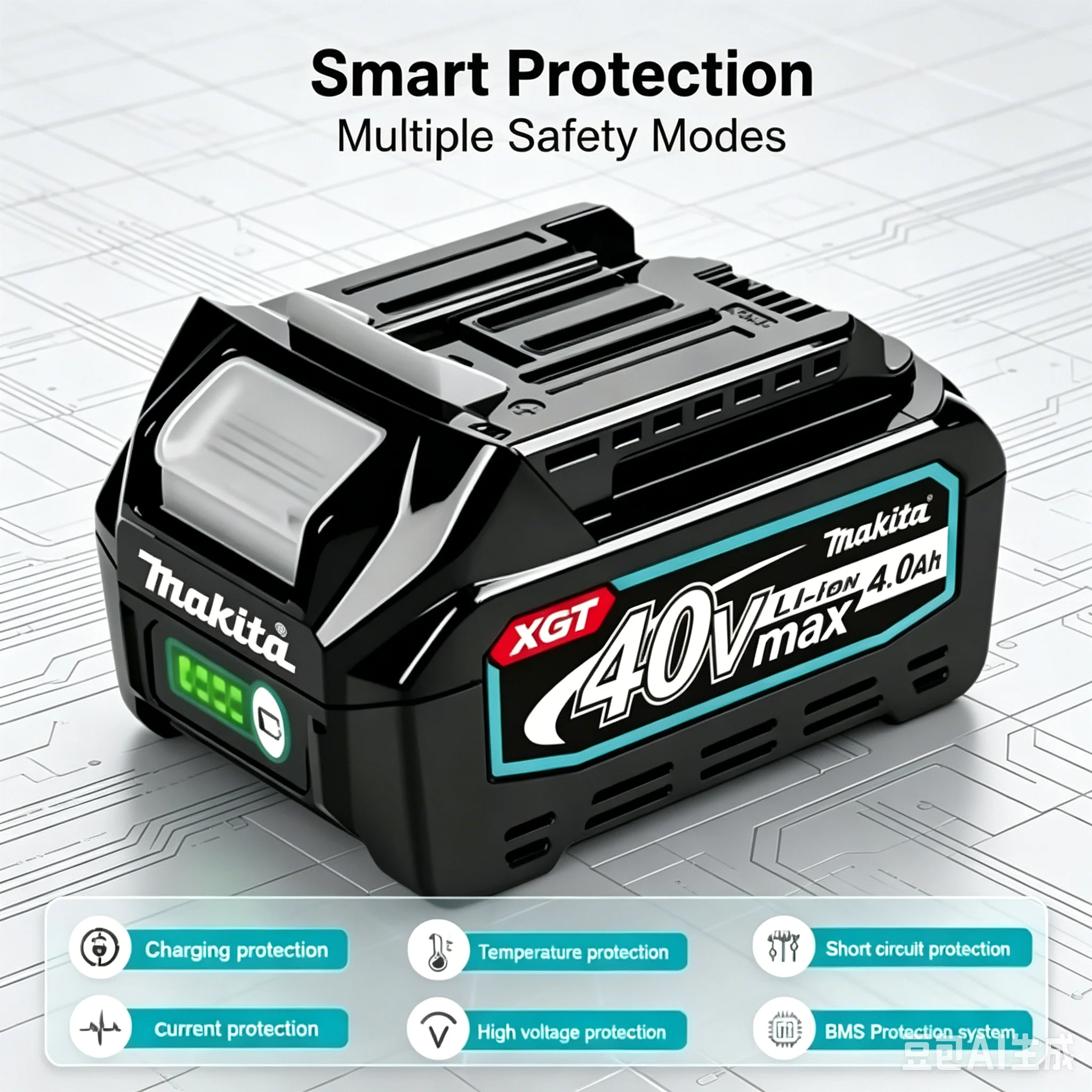 Makita Power Tools Xgt - Bateria Recarregável Li-ion Makita XGT 40V
