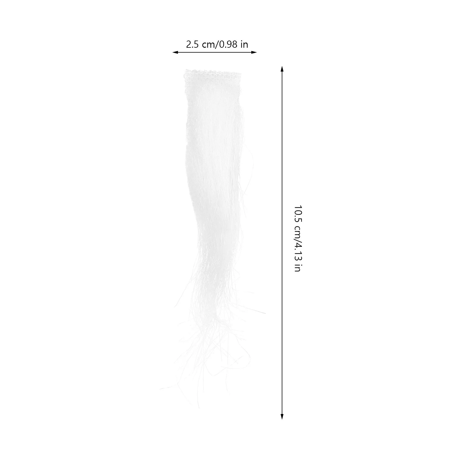 2 Pcs Santa Eyebrows White Fake Facial Hair Christmas Party Props for Masquerade Costume Carnival Xmas Holiday Accessories