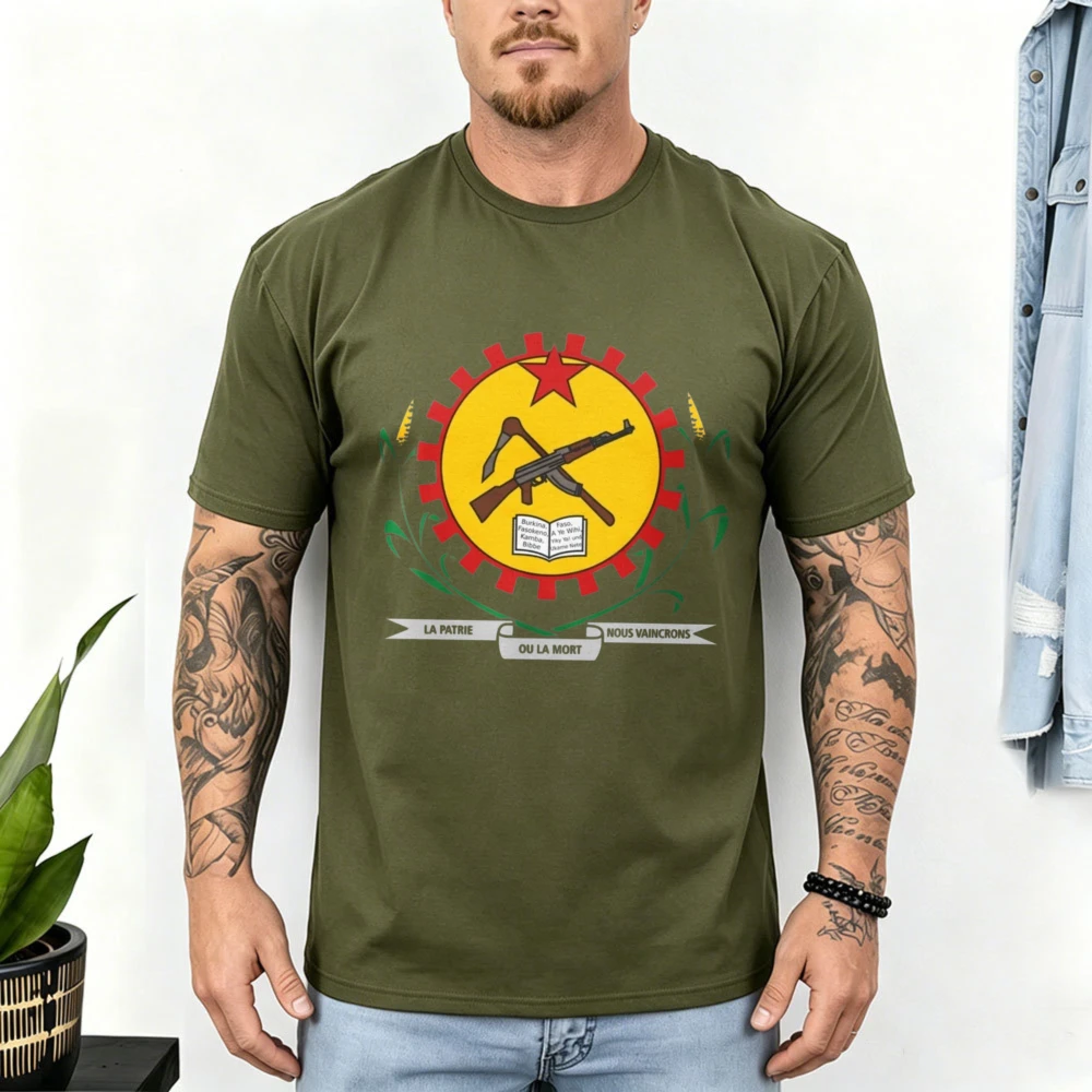 Vintage Labor Star Hammer Rifle Book Emblem Graphic Tshirt Men Women Cotton Crew Neck  Tee Socialist Symbol Patriotic Casual Top