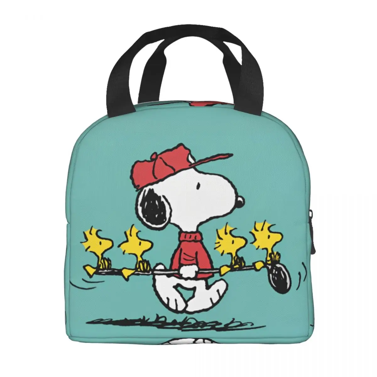 Snoopy and Friends Golf Lunch Bag Fashion Lunch Box For Women Office Convenient Cooler Bag Custom Thermal Lunch Bags