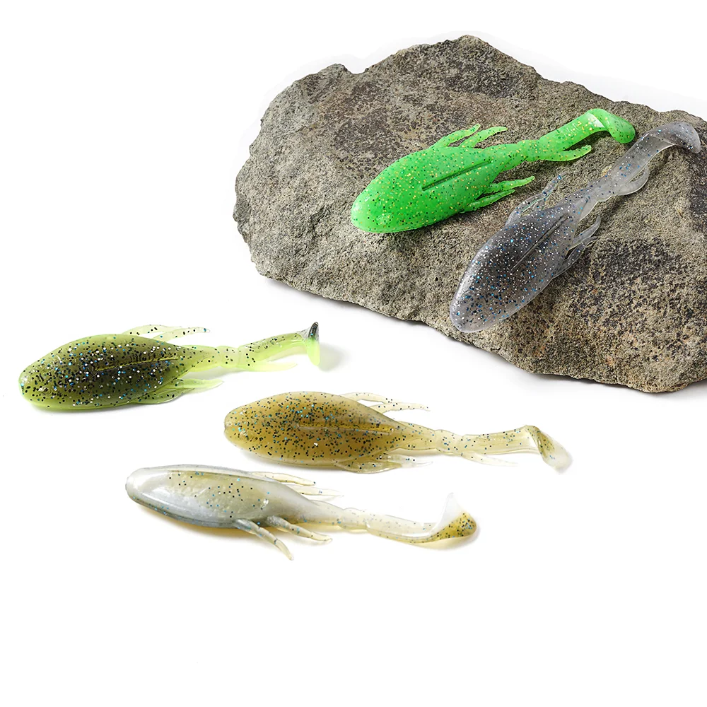 SUNMILE Fishing Lures 6.5cm Artificial Baits Wobblers Soft Lures Shad Carp Silicone Fishing Baits
