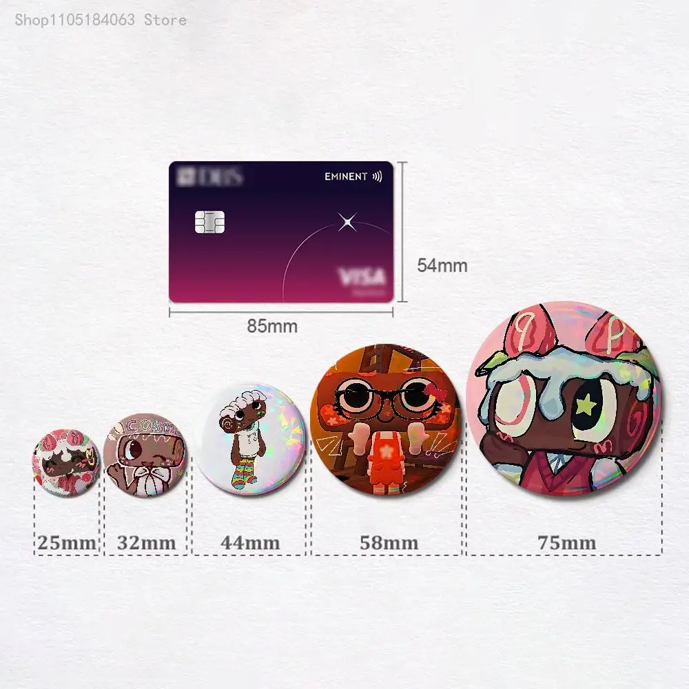 D-Dandys W-World Cosmo Custom Badges 75mm 44mm 25mm Brooch Backpack Hat Enamel Pins Accessories Toys Gifts