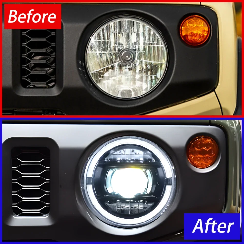 High Quality  Car Front Lamps For Suzuki Jimny 2019-2023 LED Auto Headlights Assembly Upgrade Dynamic Projector Lens Accessories