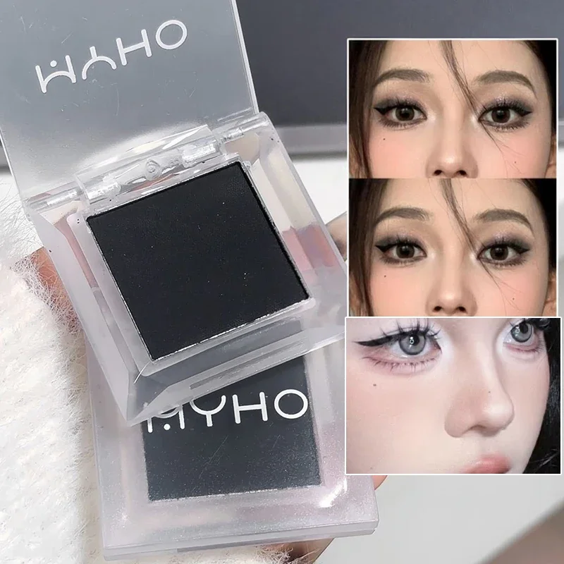 Monochrome Matte Highlighter Eyeshadow High Gloss Fine Powder White Black Eye Shadow Lying Silkworm Natural Brightening Contour