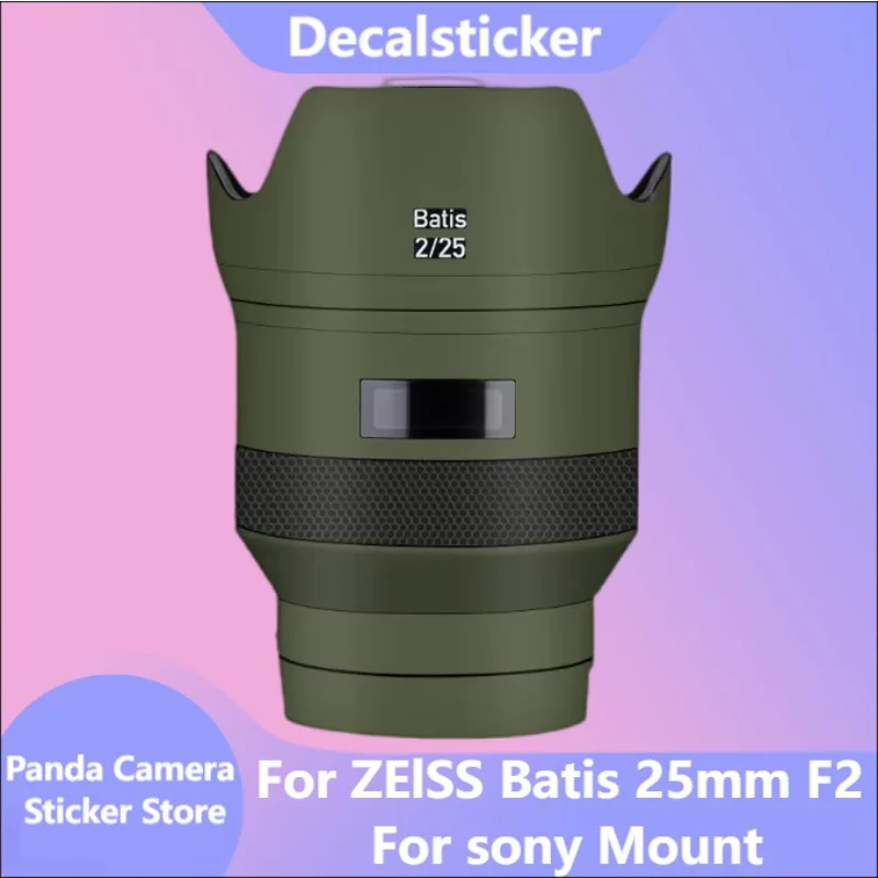 

For ZEISS Batis 25mm F2 Decal Skin Vinyl Wrap Film Lens Protective Sticker Protector Coat For Sony Mount F/2 25MMF2 25/2 25 2
