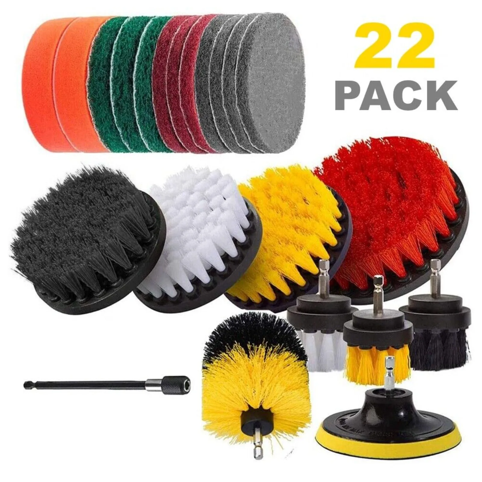 

US 22 pieces of multifunctional cleaning kit, electric drill brush accessory set, electric washer-