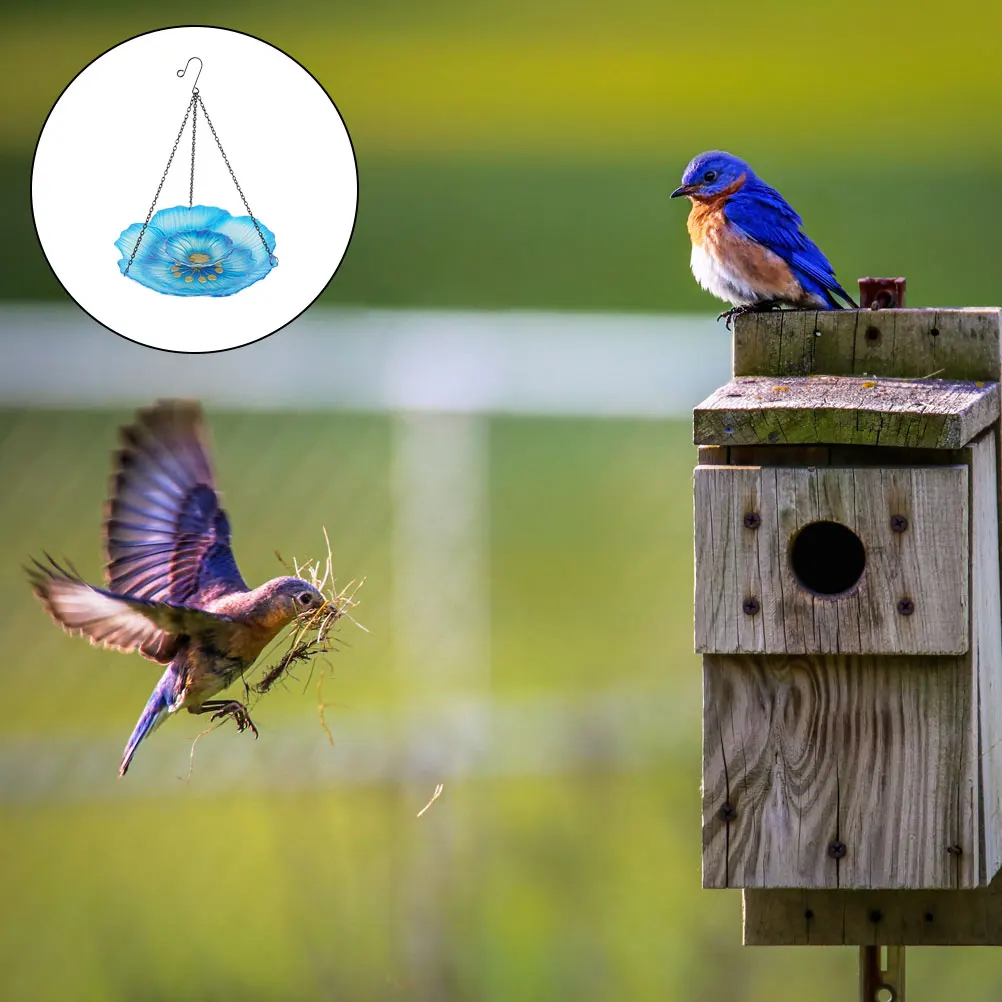 

Exquisite Workmanship Dual Layer Bird Feeder Outdoor Hanging Hummingbird Feeding Tool Garden Decoration Bird Feeders