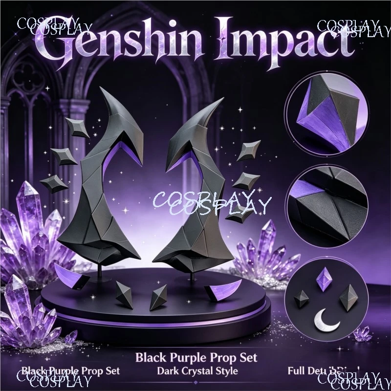 genshin-impact-durin-cosplay-prop-3d‑printed-dragon-horn-headdress-accessory-game-role‑play-headwear-comic‑con-halloween-party