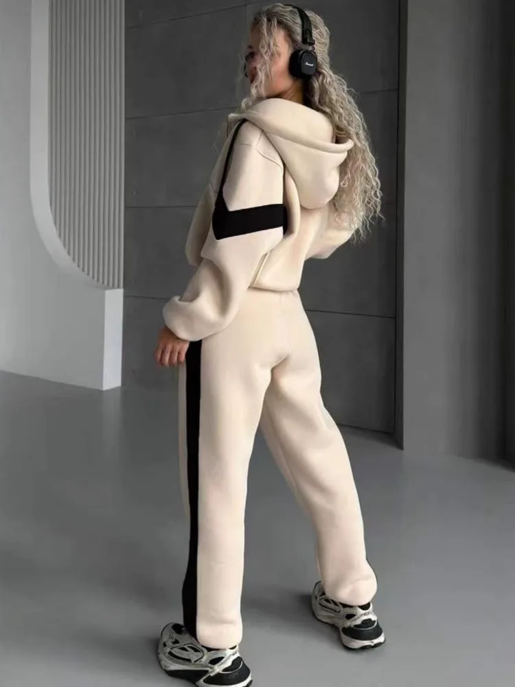 Ensemble 2 pièces pour femmes, ensemble assorti, haut et pantalon à jambes larges, nouvelle collection printemps-automne 2026, vêtements