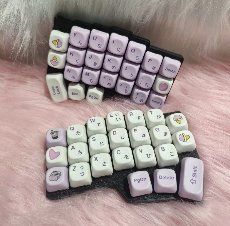 

Corne V4.1 Split Keyboard Custom Wired RGB Supports VIAL Portable Lightweight Sensitive Comfortable Mechanical Keyboard Games