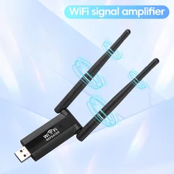 2.4G 300Mbps Wireless USB WiFi Repeater Extender WiFi Signal Amplifier Booster Long Range Wi-Fi Router Home Network Extension