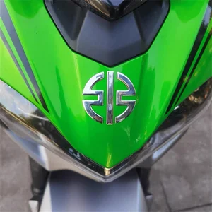 3D -Motorrad -Logo -Aufkleber für Kawasaki, Decalques Careage, Emblem, Logos Tank, Ninja H2R, Z125, Z250, Z300, Z400, Z650, Z800, Z1000, 4 Pack 8 Haupt Vinylverkauf Z650 - №4