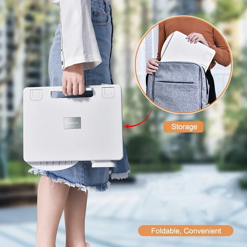 Eary Portable Car Dining Table Laptop Stand Multi-Angle Adjustable Book Reading Holder Fit For Car Seat Sofa Bed Car Accessories