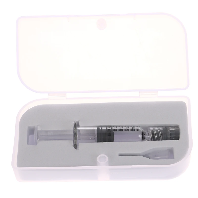 1ml Glass pritze Boro silikat glas Vorfüllbare Spritze optionale Kapazität hitze beständiges wieder verwendbares Boro silikat glas