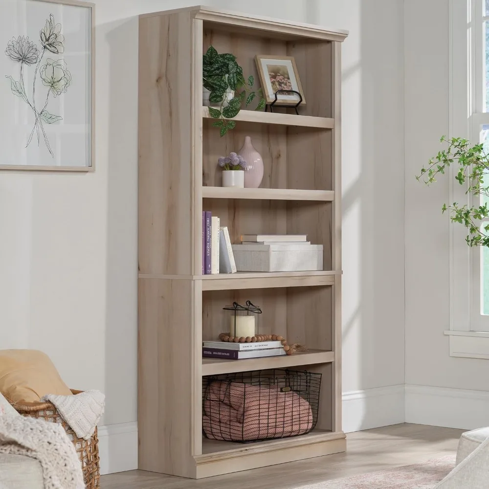 Select 5-Shelf Bookcase, Pacific Maple Finish