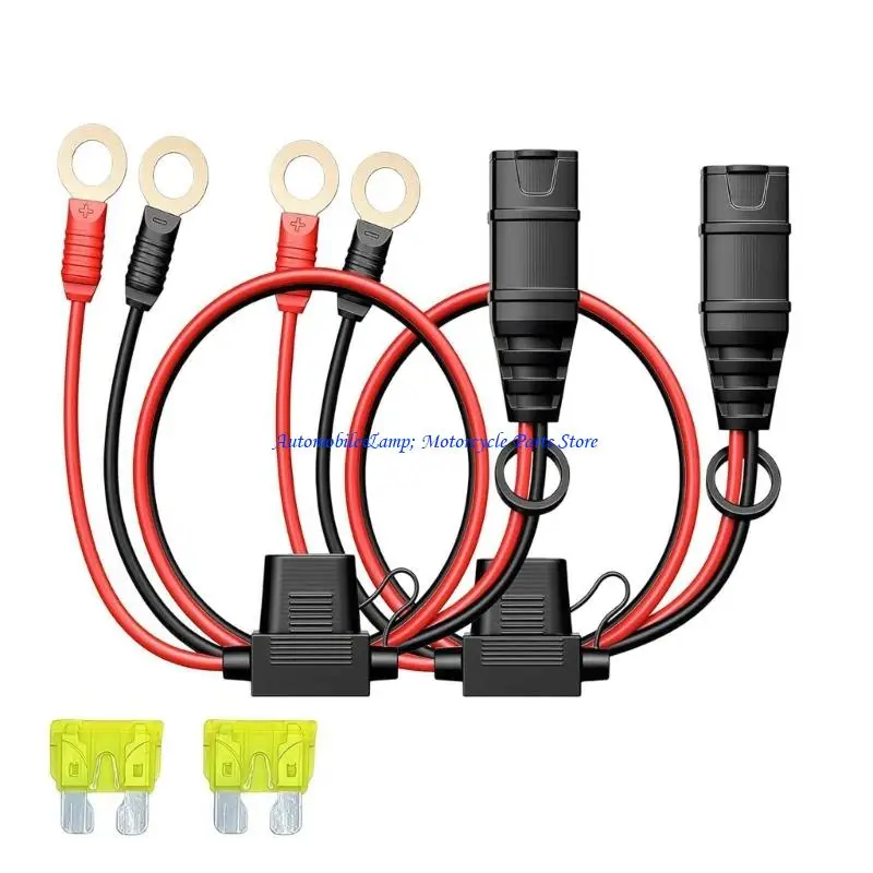 

H7BD Сильноточный 20А удлинительный кабель с предохранителем для мотоцикла, аккумулятор для GC008