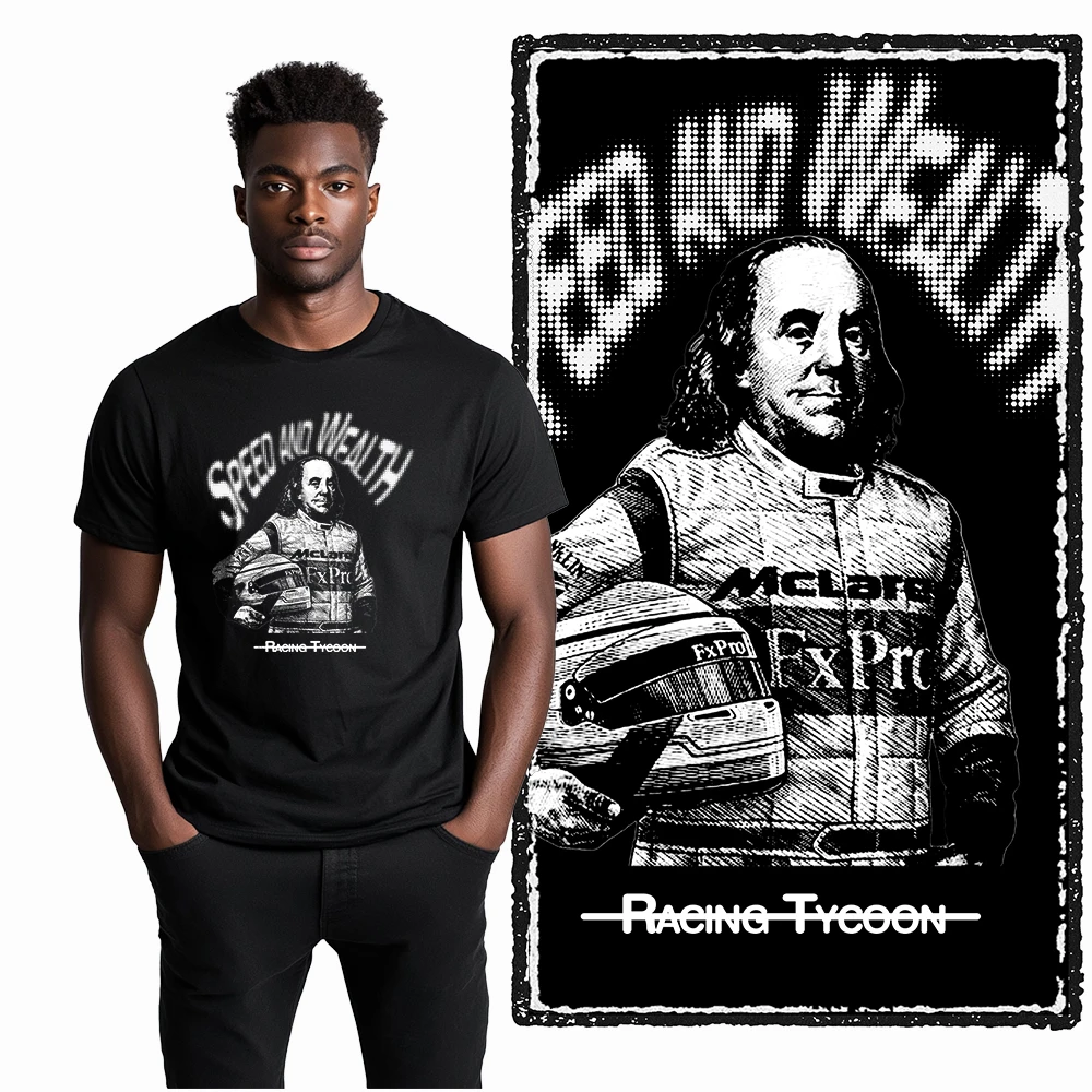 

Coolmind U0080 крутая эксклюзивная мужская футболка с графическим принтом Franklin, большой размер, мужская футболка из 100% хлопка, футболки унисекс