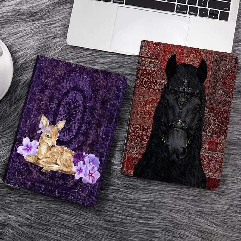 

CartReindeer Purple Flower Gift Tablet Case For Samsung Tab Galaxy S6 S11 A A7 A8 A9 A11 10.1 10.4 10.5 Plus Lite