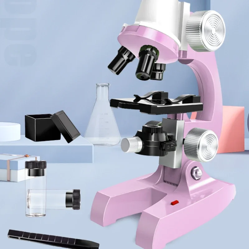 

Children and primary school students; scientific experimental microscope toys are 1200 times as high-definition optical portable