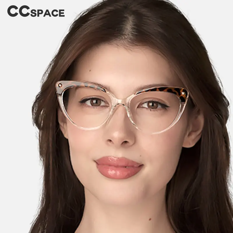 45639 Cat Eye Glasses Frames Women Trending Styles Brand Eyeglasses TR90 Optical Fashion Computer Glasses