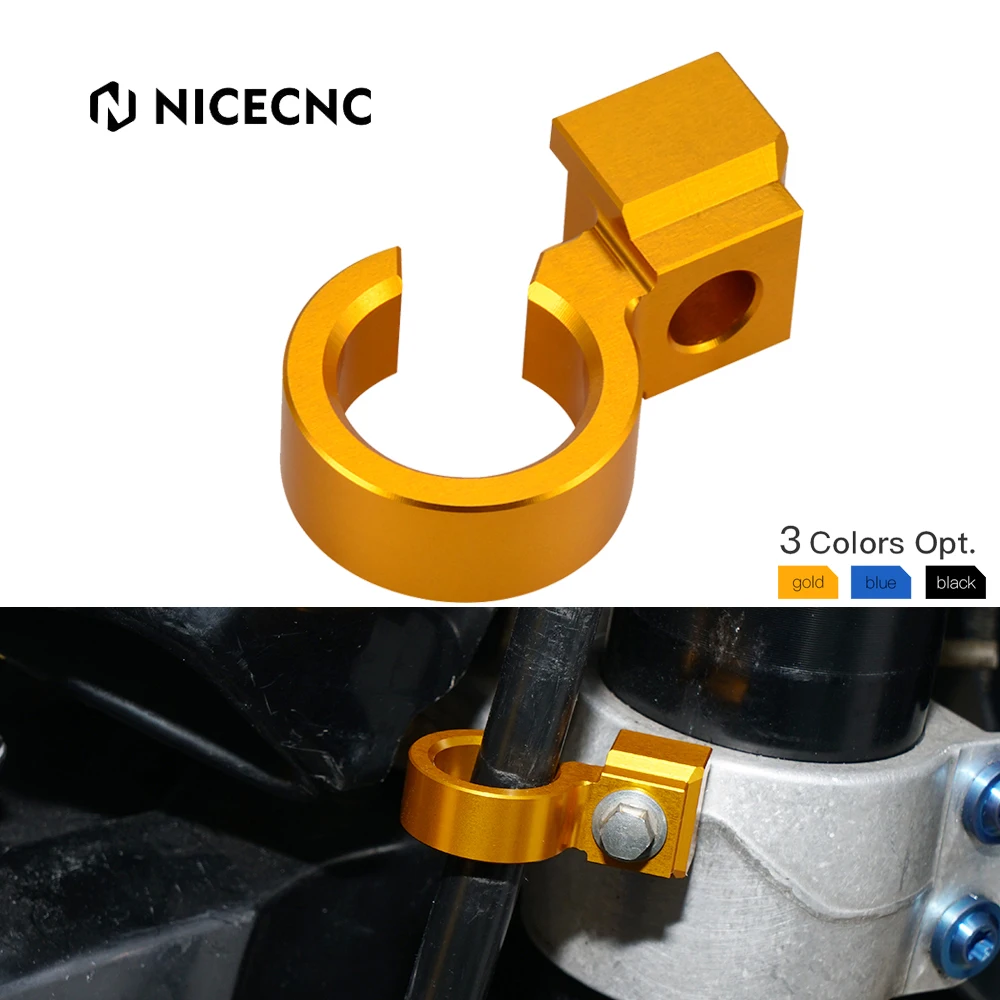 

NiceCNC For Suzuki DRZ400SM DR-Z 400SM 2005-2024 RMX450Z RMX 450Z 2010-2011 Motocross Front Brake Hose Line Cable Clamp Holder