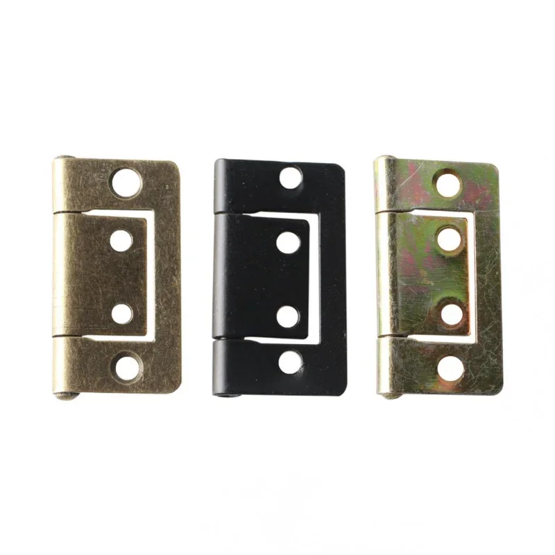 4 قطعة 21X38mm خمر المعادن بعقب المفصلي أربعة حفرة صندوق مجوهرات خشبي المفصلي تركيبات دمية الخشب الباب بعقب المفصلي الأجهزة مسمار