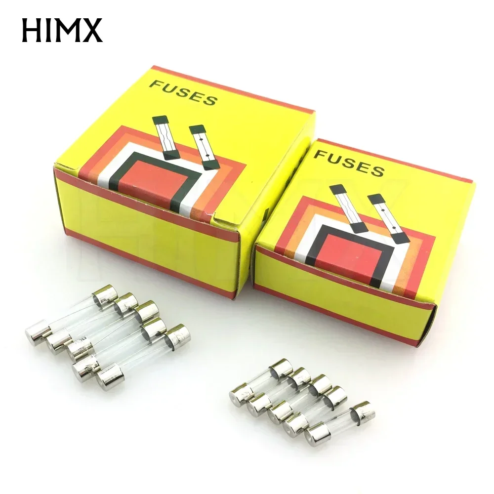 Fusible rápido de vidrio, 5x20, 6x30, 250V, 0.1A, 0.2A, 0.5A, 1A, 2A, 3A, 3.15A, 4A, 5A, 6A, 7A, 8A, 10A, 12A, 15A, 20A, 30A, soplado rápido, 5x20mm, 6x30mm