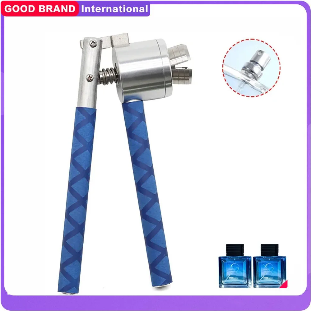 Vial Crimper Bottle Cap Crimping Tools 15mm Handheld Perfume Spray Bottle Crimper Glass Bottle Sealing Machine Capper