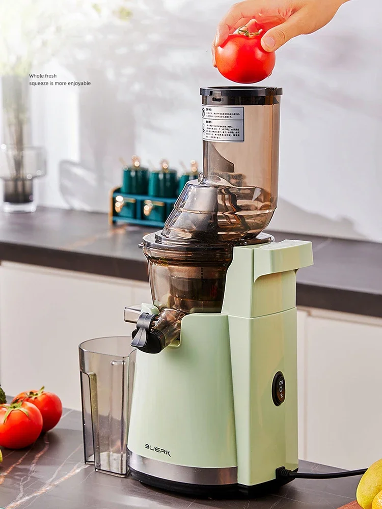 Large Caliber Juicer Low-speed Multifunctional Fruit Vegetable Screw Slow Commercial Electric Juicer  미니 믹서기  휴대용  neuk machine