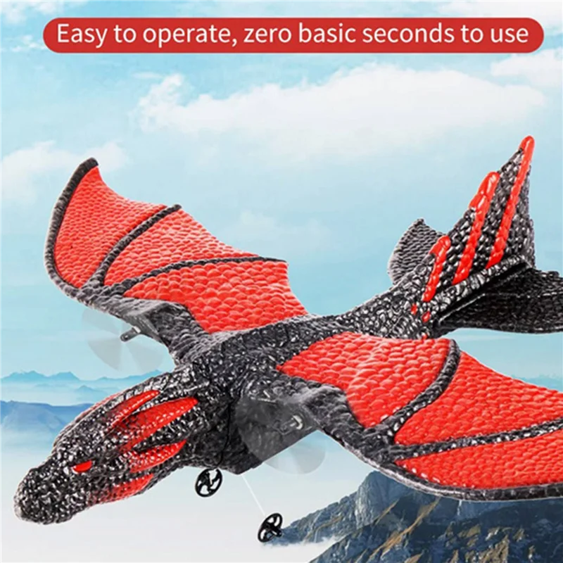 ABZZ-2X RC Plane 2.4G Simulated Flying Dragon Aircraft Remote Control Flying Model Glider Airplane EPP Foam Toys Gift