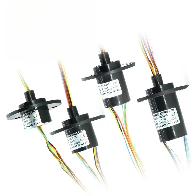 

m220 slip ring with flange small OD 22mm Slip ring for CCTV current 2A