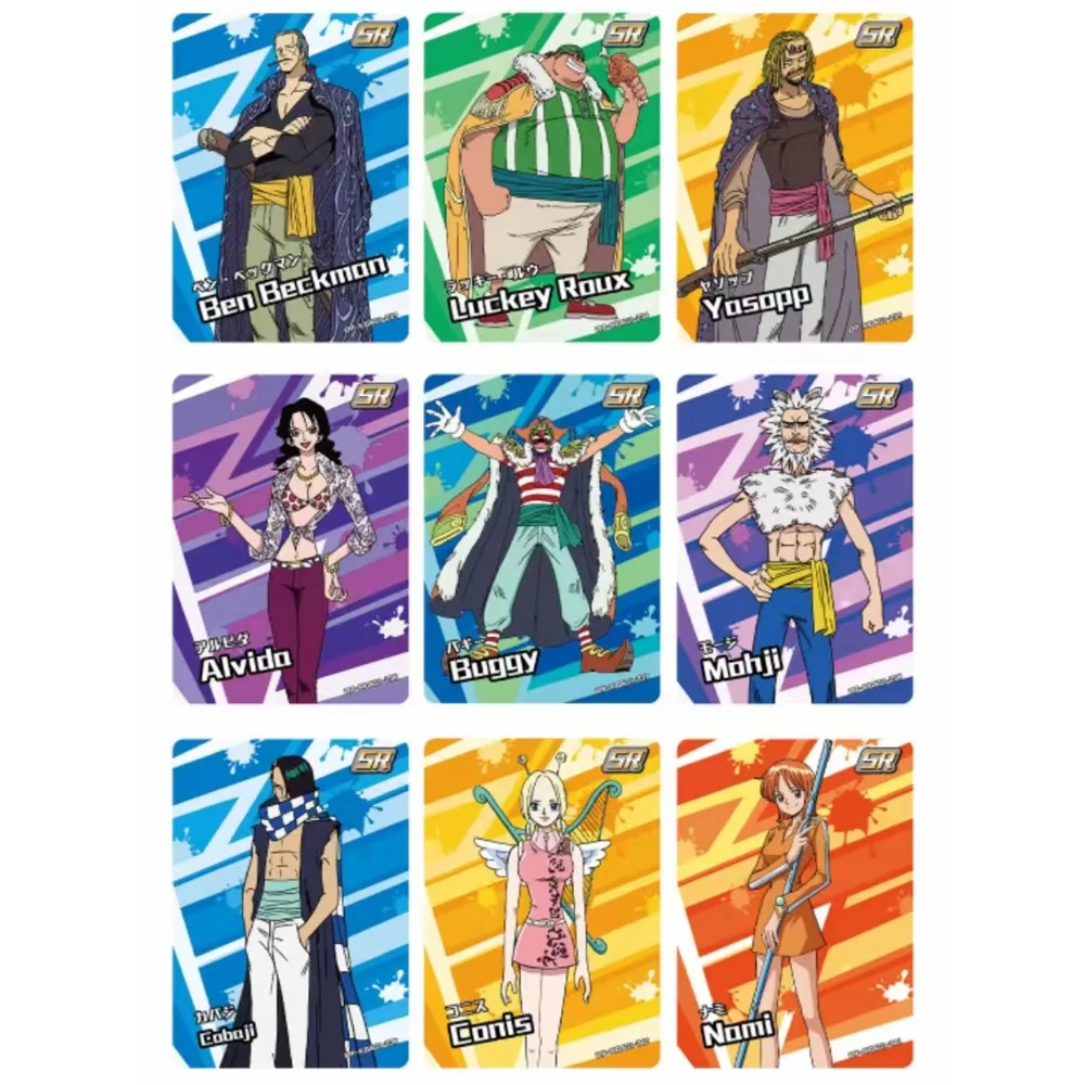 One Piece English Version Collection Cards Japanese Anime Hot Blooded Popular Characters Luffy Nami Rare Card Kid Birthday Gift