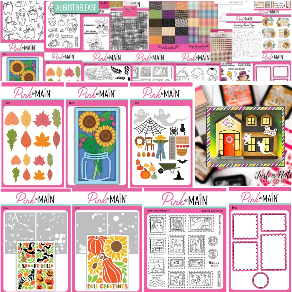 

Halloween Sunflowers Pop Up Spooky Hello Metal Cutting Dies Clear Stamps Stencil For DIY Scrapbook Craft Decoration Embossing